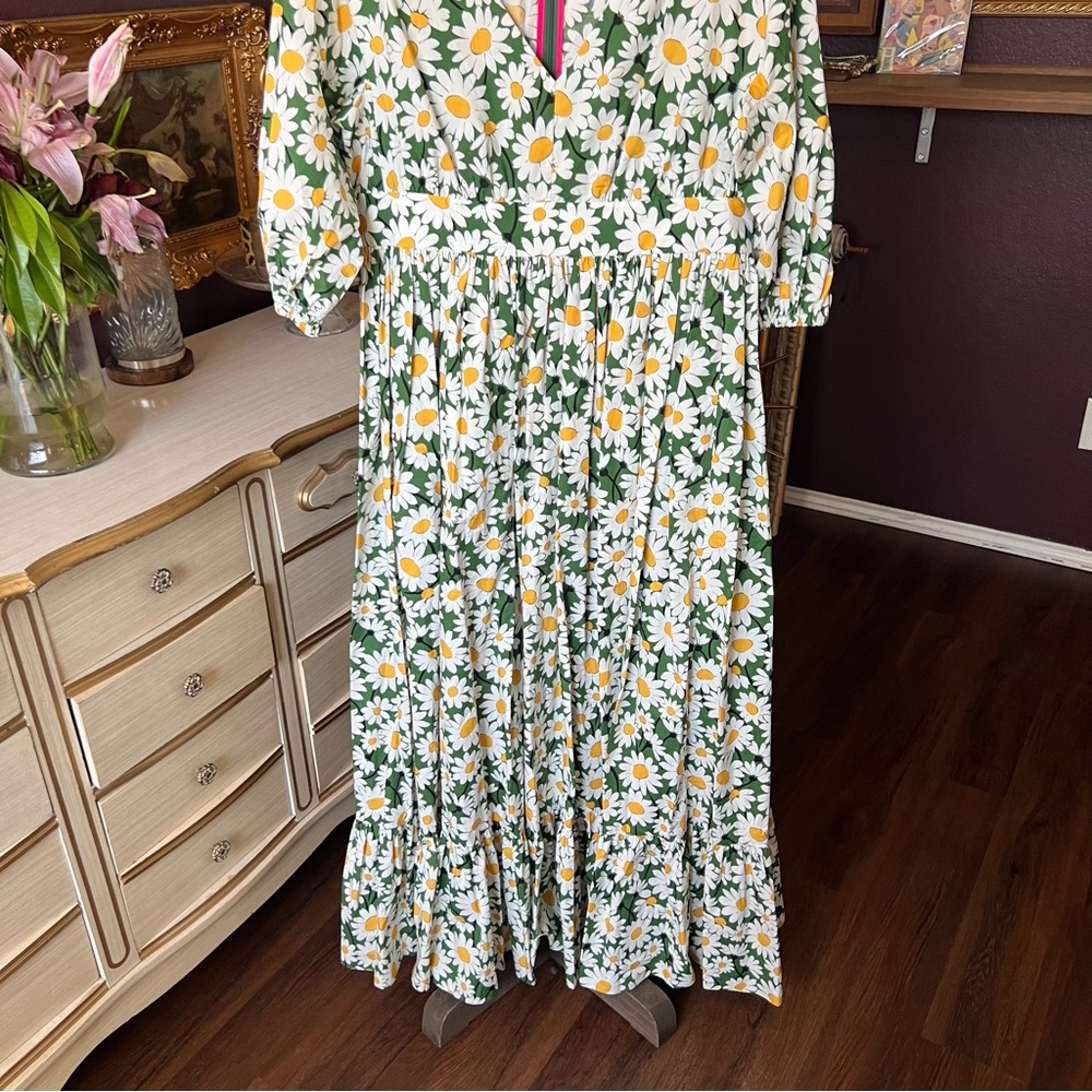 Kate Spade Daisy Bodega Midi Dress Size 12 - Picture 3 of 13
